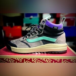 VANS UltraRange Hi DL MTE Pewter Grey Eucalyptus Men's Size 8 Womens 9.5 NEW/NWT